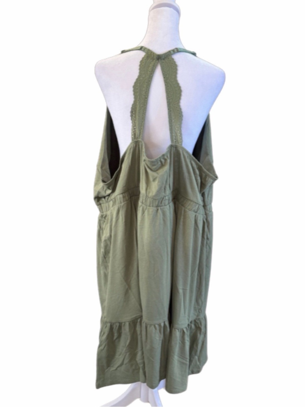 Cacique Sleep Sage Green Chemise Nightgown - Picture 4 of 5